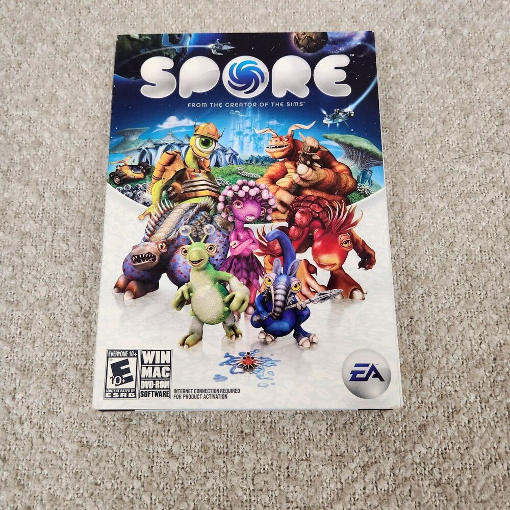 Spore (By Sims Creators) EA PC Game w Manual